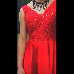 juniors size 0 red homecoming dress